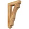 Ekena Millwork Balboa Arts & Crafts Rough Sawn Bracket, Western Red Cedar, 4"W x 20"D x 32"H BKT04X20X32BOA03RWR - alternate 1